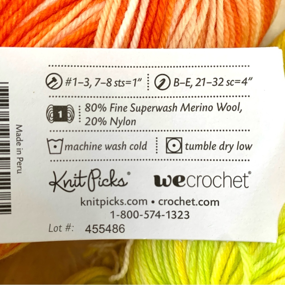 Knit Picks Yarn Stroll Sock Lab Limited Edition 2 Skeins Fingering - Picture 4 of 9